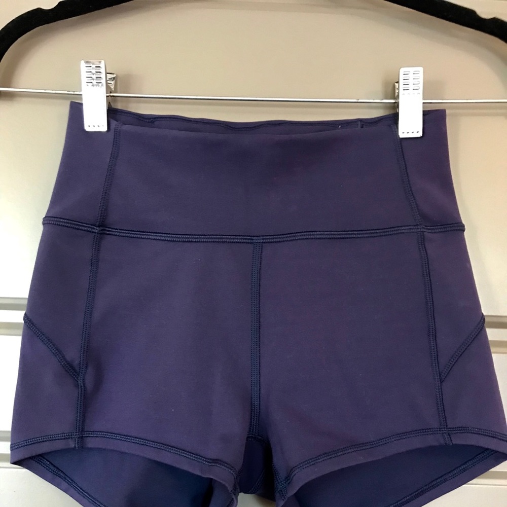 LuluLemon purple Movement short